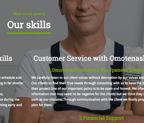 Building Company Website
